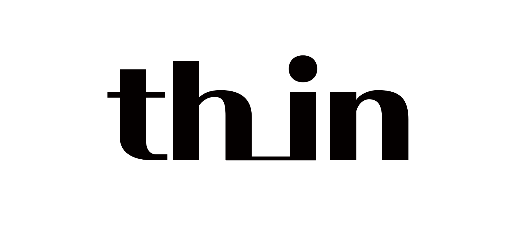 thin 로고